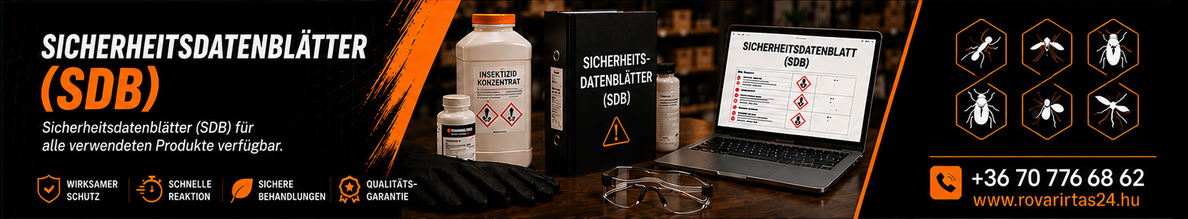 Sicherheitsdatenblätter – für jedes eingesetzte Mittel ein Sicherheitsdatenblatt