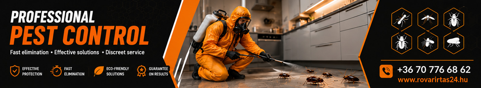 Professional insect control – fast call-out, effective solutions
